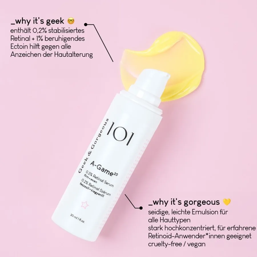 Geek u0026 Gorgeous 101 Actives A-Game-20 Serum von Geek & Gorgeous New