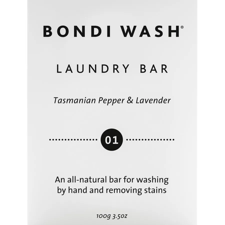 Bondi Wash 01 Tasmanian Pepper & Lavender Laundry Bar von Outlet