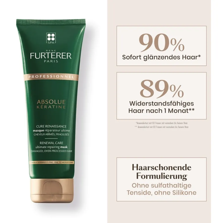 Renu00E9 Furterer Absolue Kératine Aufbauende Haarmaske von René Furterer