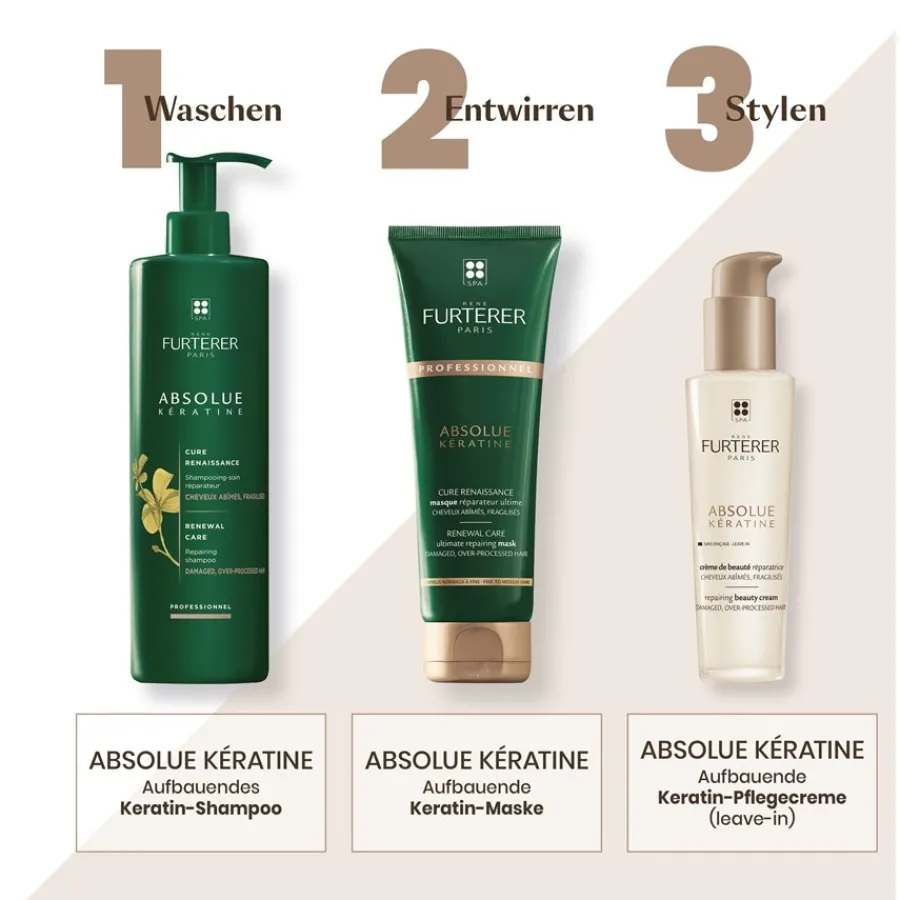 Renu00E9 Furterer Absolue Kératine Aufbauende Haarmaske von René Furterer
