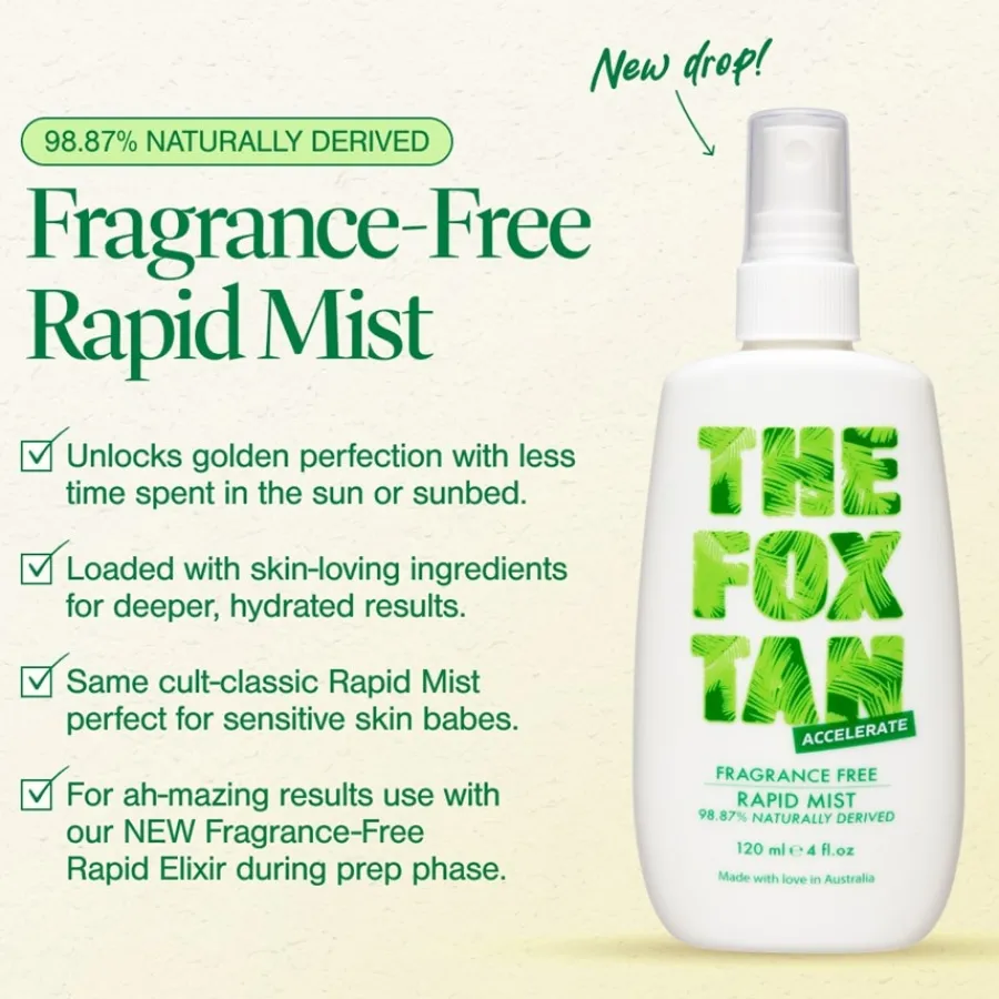 THE FOX TAN Accelerators Fragrance Free Rapid Tanning Mist von Best
