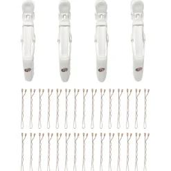 T3 Accessoires Clip Kit with 4 Alligator Clips and 30 Rose Gold Bobby Pins von Online