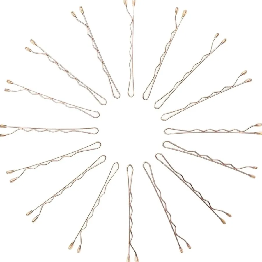 T3 Accessoires Clip Kit with 4 Alligator Clips and 30 Rose Gold Bobby Pins von Online