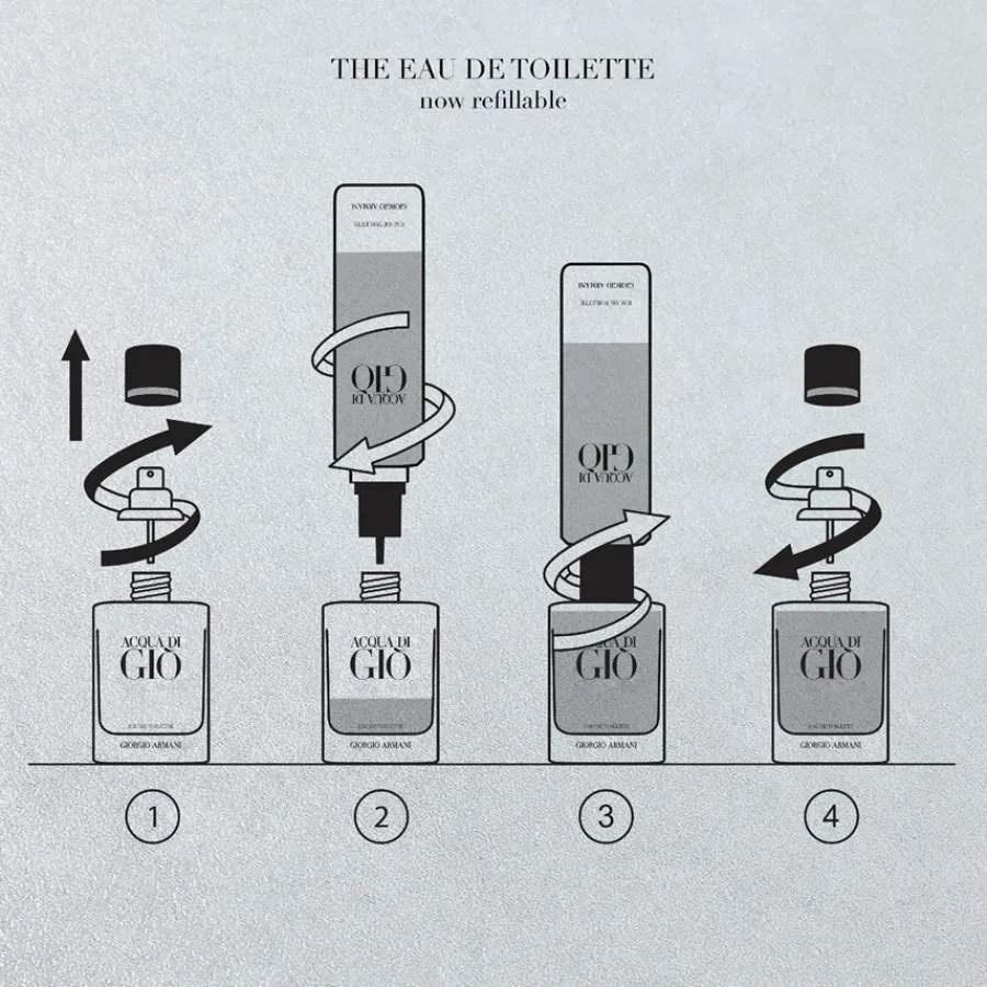 Armani Acqua di Giò Homme Eau de Toilette Spray - nachfüllbar von