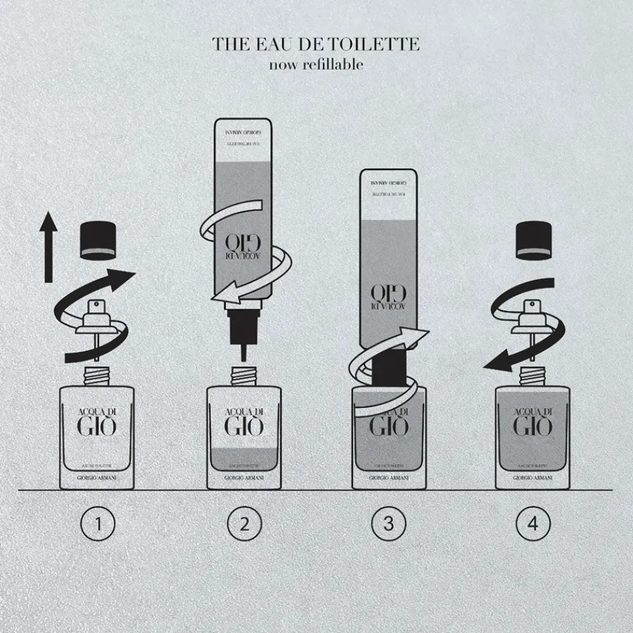 Armani Acqua di Giò Homme Eau de Toilette Spray - nachfüllbar von