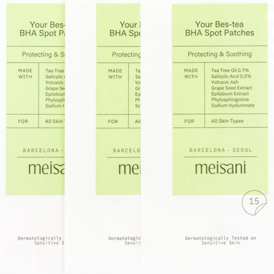 Meisani Anti-Pickel Pflege Your Bes-tea BHA Spot Patches von