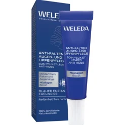 Weleda Augen- und Lippenpflege Anti-Falten Augen- und Lippenpflege Blauer Enzian & Edelweiss Mindert tiefe Falten & Augenringe von