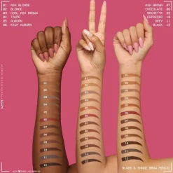 NYX Professional Makeup Augenbrauen Blade & Shade Nano Brow Pencil von