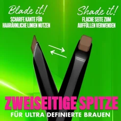 NYX Professional Makeup Augenbrauen Blade & Shade Nano Brow Pencil von