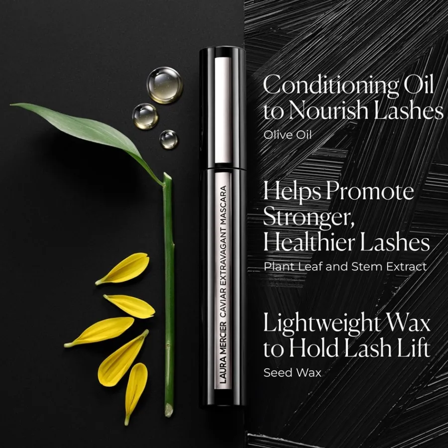 Laura Mercier Augenbrauen Caviar Extravagant Mascara von Black Best