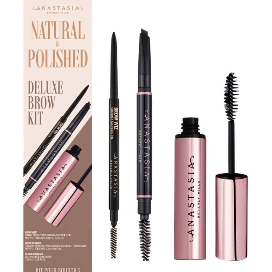 Anastasia Beverly Hills Augenbrauenfarbe Natural & Polished Deluxe Brow Kit von Hot