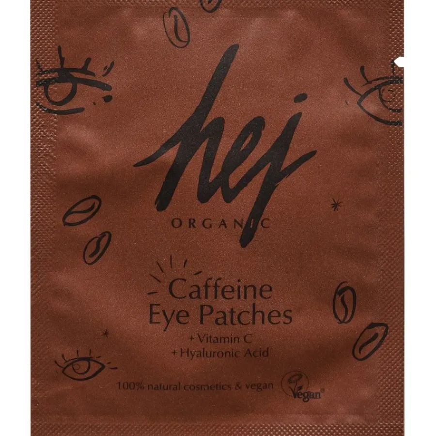 Hej Organic Augenpflege Augenpads Koffein und Vitamin C von Hot
