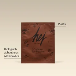 Hej Organic Augenpflege Augenpads Koffein und Vitamin C von Hot