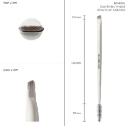 Morphe Augenpinsel M401 Dual-Ended Angled Brow Brush & Spoolie von