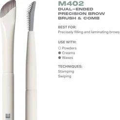 Morphe Augenpinsel M402 Dual-Ended Precision Brow Brush & Comb von