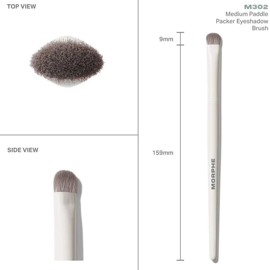 Morphe Augenpinsel M302 Medium Paddle Packer Eyeshadow Brush von