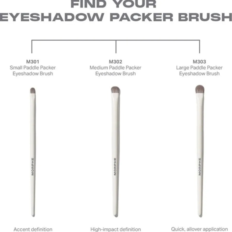 Morphe Augenpinsel M302 Medium Paddle Packer Eyeshadow Brush von