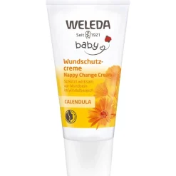 Weleda Babys & Kids Calendula Wundschutzcreme Pflegt & schützt Babyhaut vor Wundsein im Windelbereich von Hot