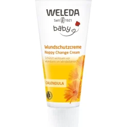 Weleda Babys & Kids Calendula Wundschutzcreme Pflegt & schützt Babyhaut vor Wundsein im Windelbereich von Hot