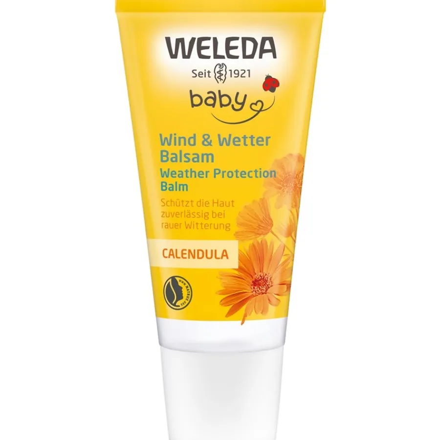 Weleda Babys & Kids Calendula Wind & Wetter Balsam Intensiver Schutz für zarte Gesichtshaut & kleine Hände von Outlet