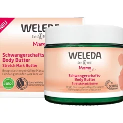 Weleda Babys & Kids Mama Schwangerschafts-Body Butter Beugt Dehnungsstreifen vor und zieht schnell ein von
