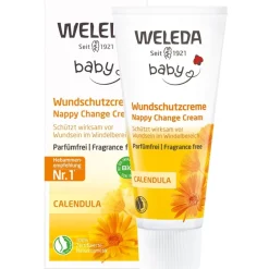 Weleda Babys & Kids Wundschutzcreme parfümfrei Calendula Für normale und sensible Babyhaut von New