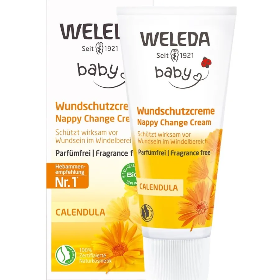 Weleda Babys & Kids Wundschutzcreme parfümfrei Calendula Für normale und sensible Babyhaut von New