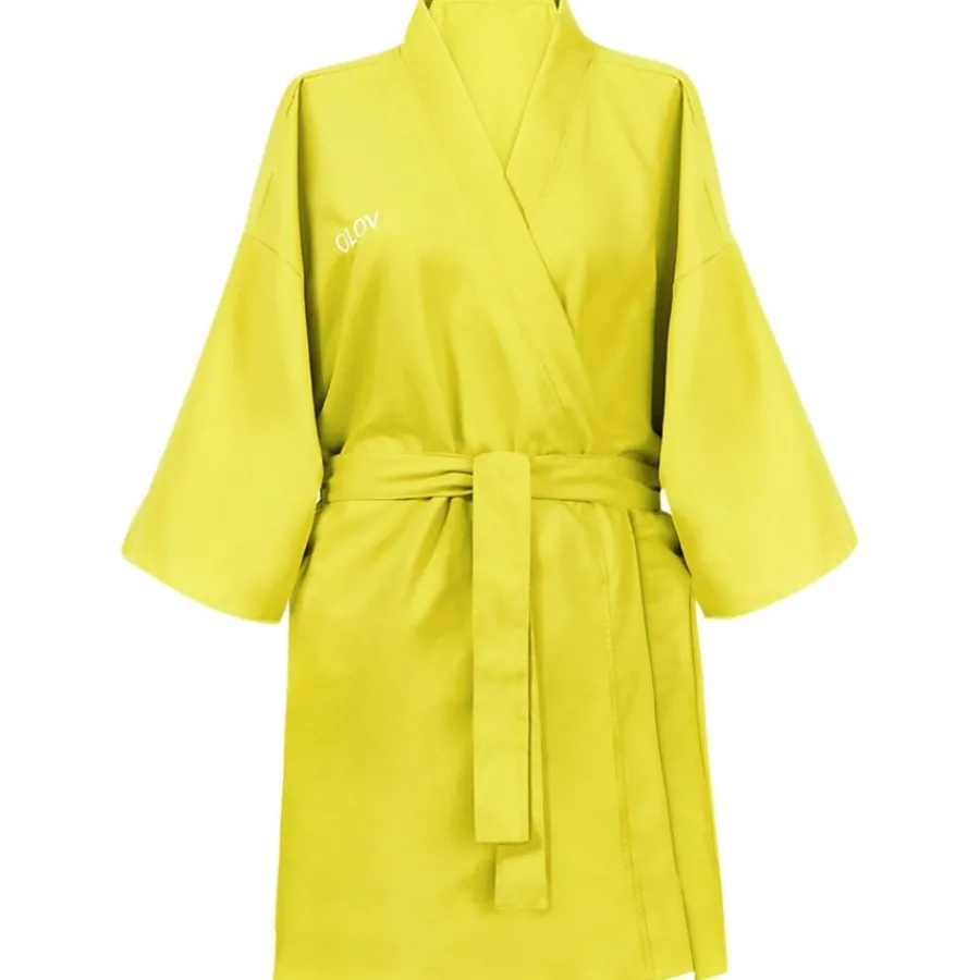 GLOV Bademantel Kimono-Style Saugfähiger Bademantel von