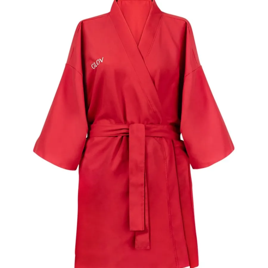 GLOV Bademantel Kimono-Style Saugfähiger Bademantel von