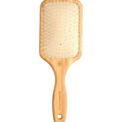 Olivia Garden Bamboo Touch Entwirrungsbürste aus Bambus mit genoppten Nylonborsten von