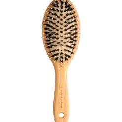 Olivia Garden Bamboo Touch Pneumatikbürste aus Bambus mit Wildschwein-/Nylonborsten von