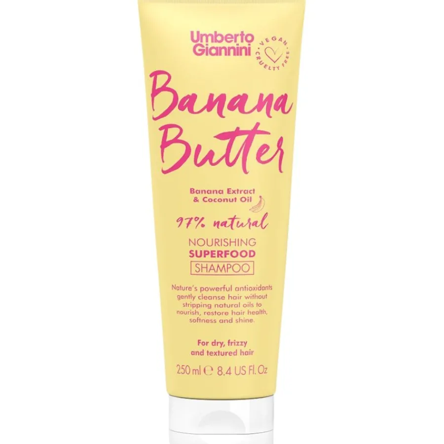 Umberto Giannini Banana Butter Nourishing Superfood Shampoo von