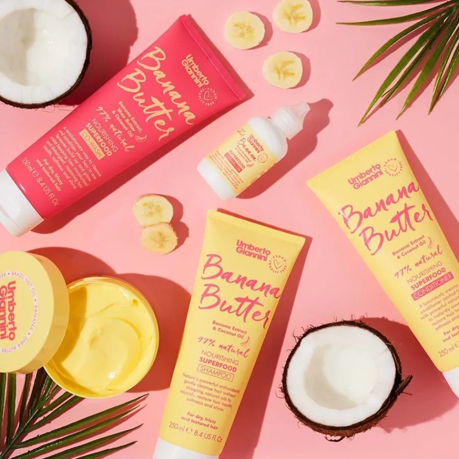 Umberto Giannini Banana Butter Repair & Restore Leave-In Conditioner von