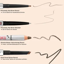 Benefit Precisely, My Brow Detailer - Mikrofeiner Augenbrauenstift für detailgetreue Brauen New