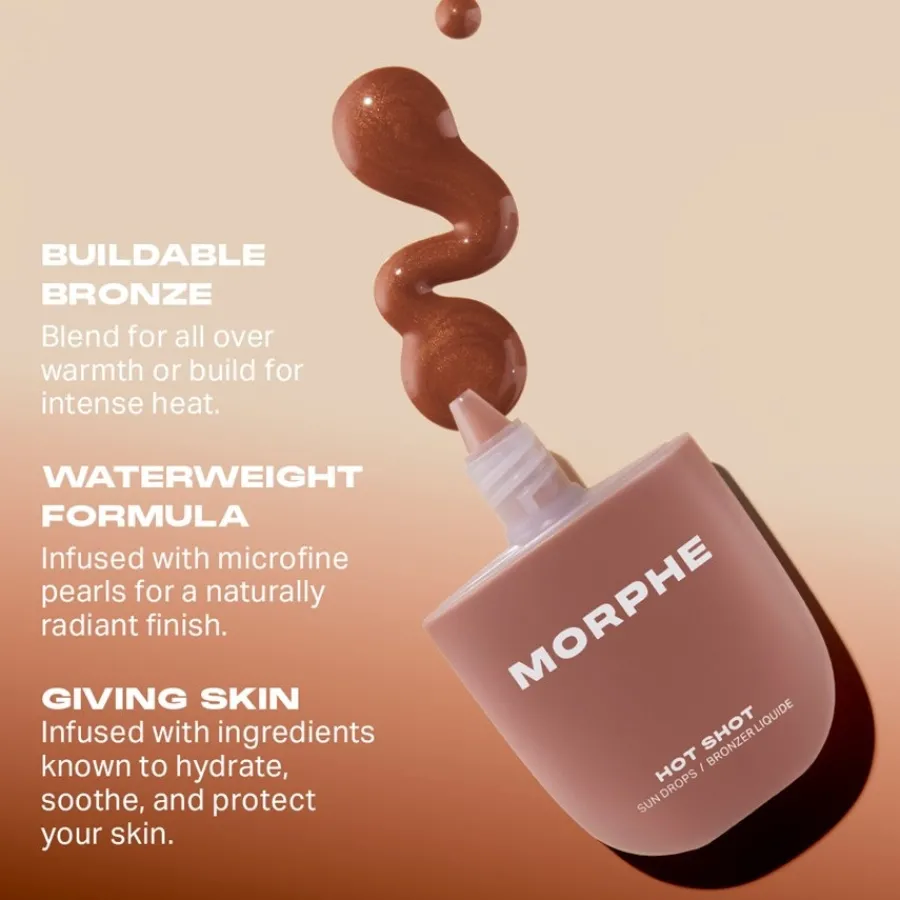 Morphe Blush & Bronzer Hot Shot Bronze Drops von Outlet