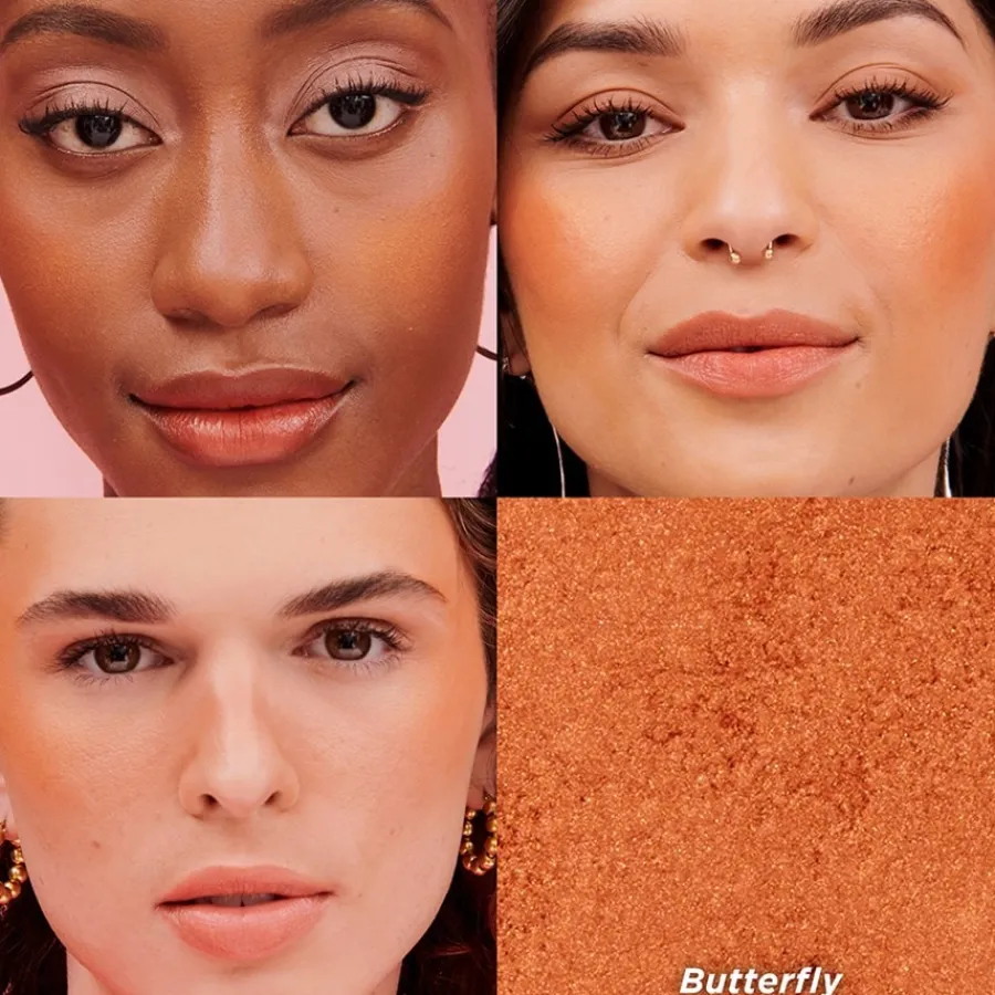 Benefit Blush Butterfly Rouge Orange mit Goldschimmer von Clearance