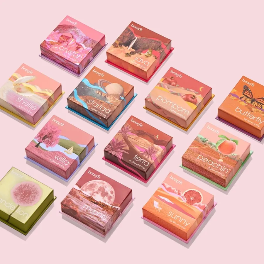 Benefit Blush Butterfly Rouge Orange mit Goldschimmer von Clearance