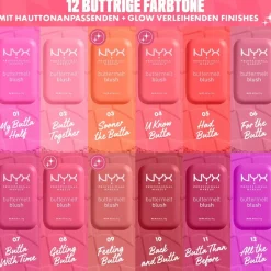 NYX Professional Makeup Blush Buttermelt Blush von Online