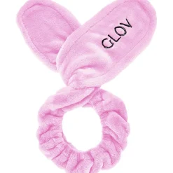 GLOV Bunny Ears Schmink Stirnband Und Haargummi Headband Bunny Ears Pink von Hot