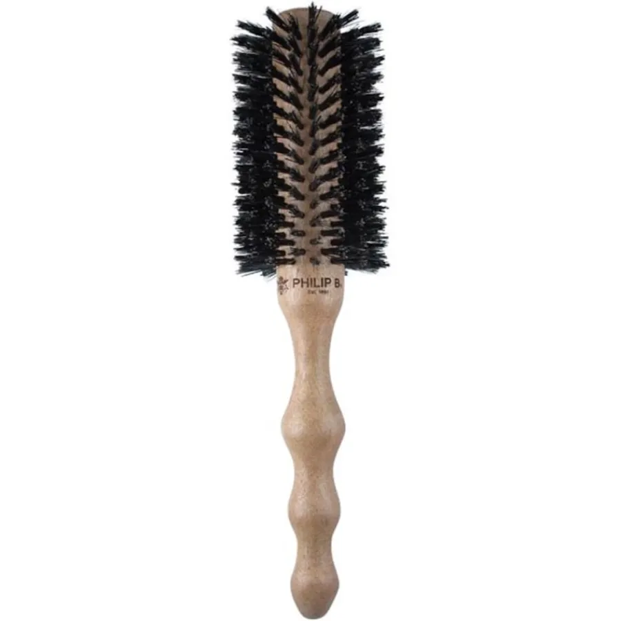 Philip B Bürsten & Kämme Round Hairbrush, Polish Mahogany Handle von Online