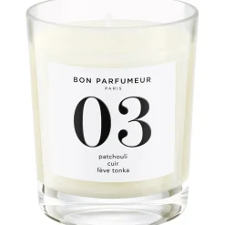BON PARFUMEUR Candles 03 Patchouli, Leather, Tonka Bean von