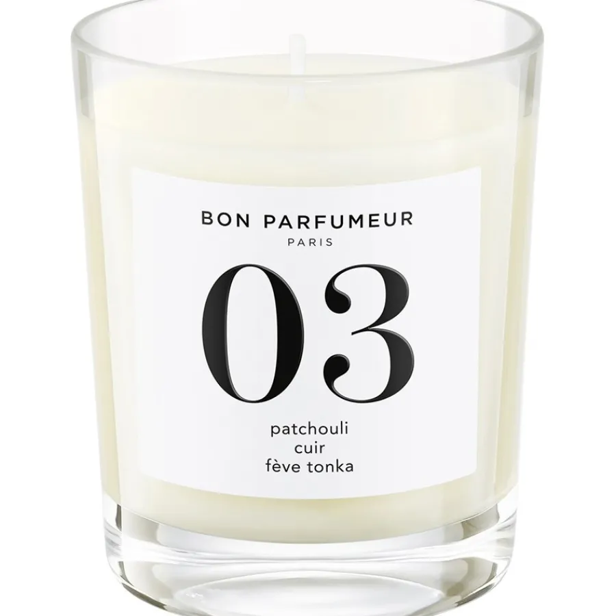 BON PARFUMEUR Candles 03 Patchouli, Leather, Tonka Bean von