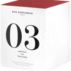 BON PARFUMEUR Candles 03 Patchouli, Leather, Tonka Bean von