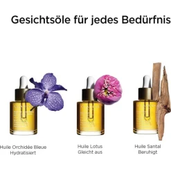 CLARINS Huile Orchidée Peaux déshydratées Gesichtsöl für feuchtigkeitsarme Haut New