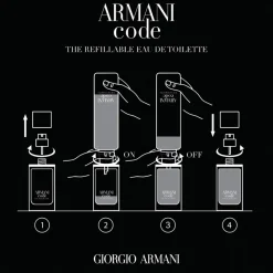 Armani Code Homme Eau de Toilette Spray - nachfüllbar von