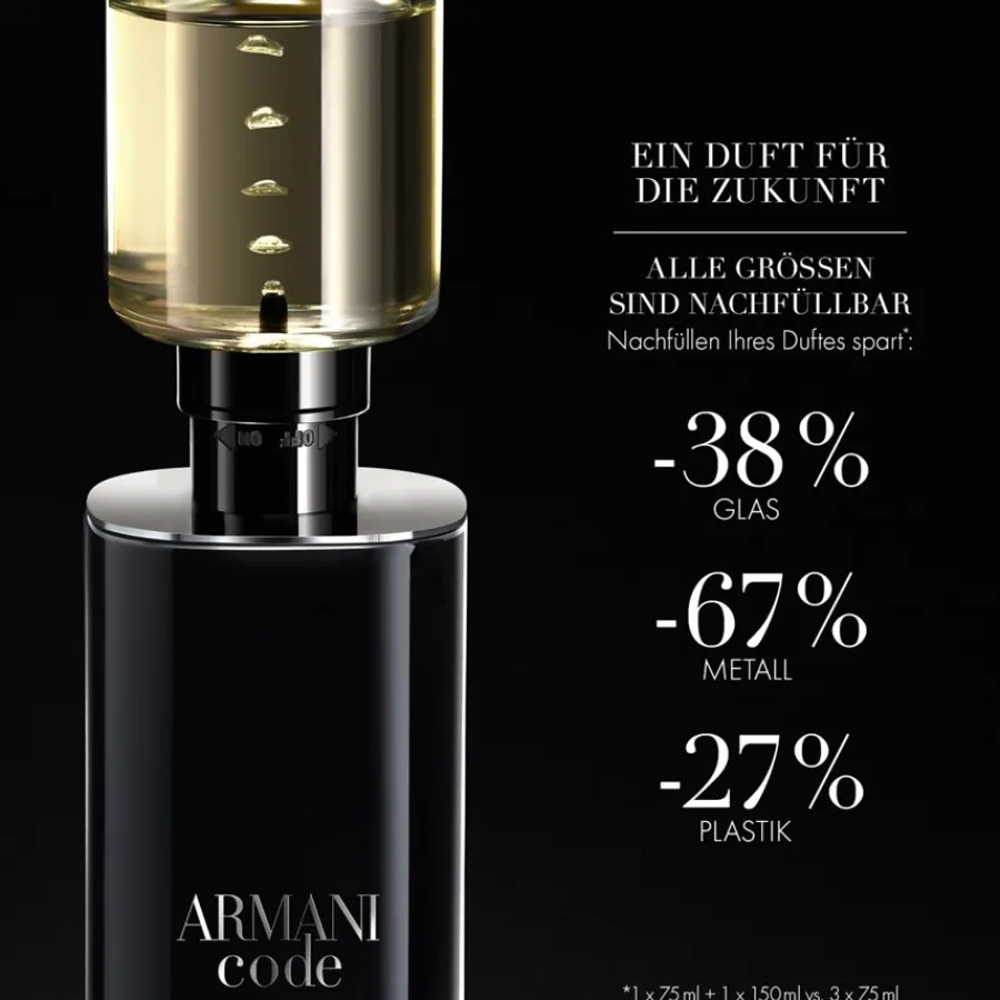Armani Code Homme Parfum - nachfüllbar von
