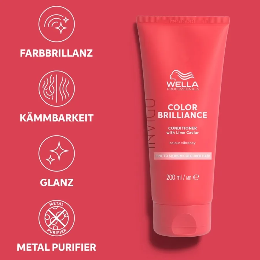 Wella Color Brilliance Vibrant Color Conditioner Fine/Normal Hair von