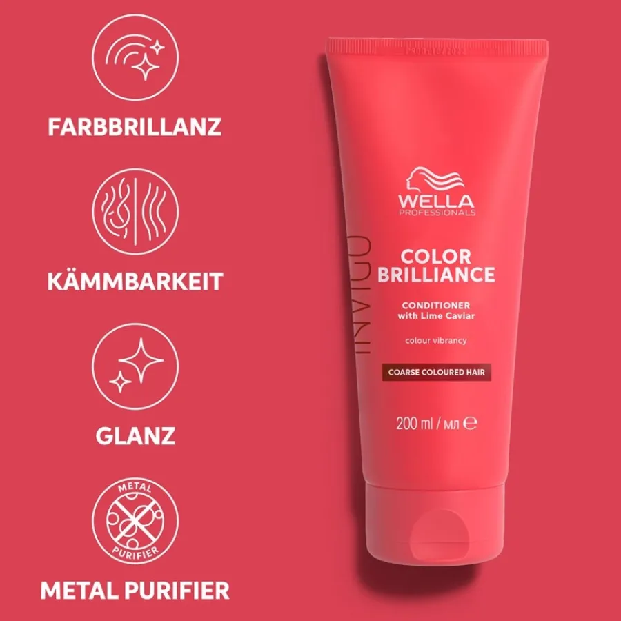 Wella Color Brilliance Vibrant Color Conditioner Coarse Hair von