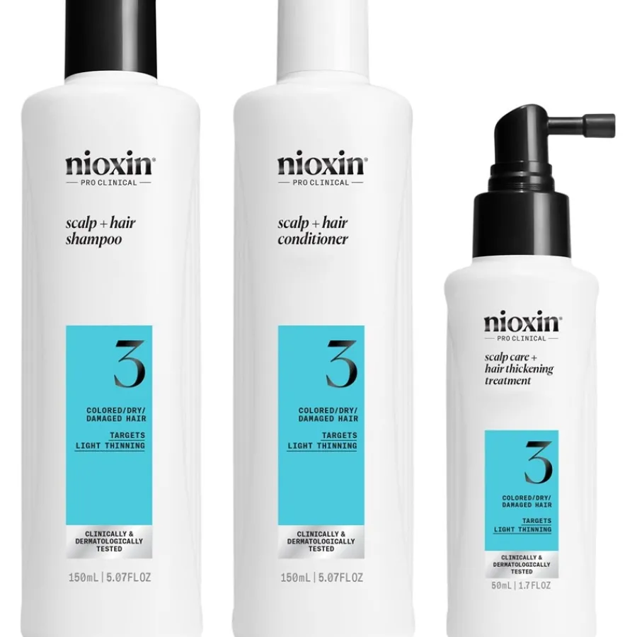 Nioxin Coloriertes, dezent dünner werdendes Haar 3-Step-System Set Colored Hair Light Thinning von