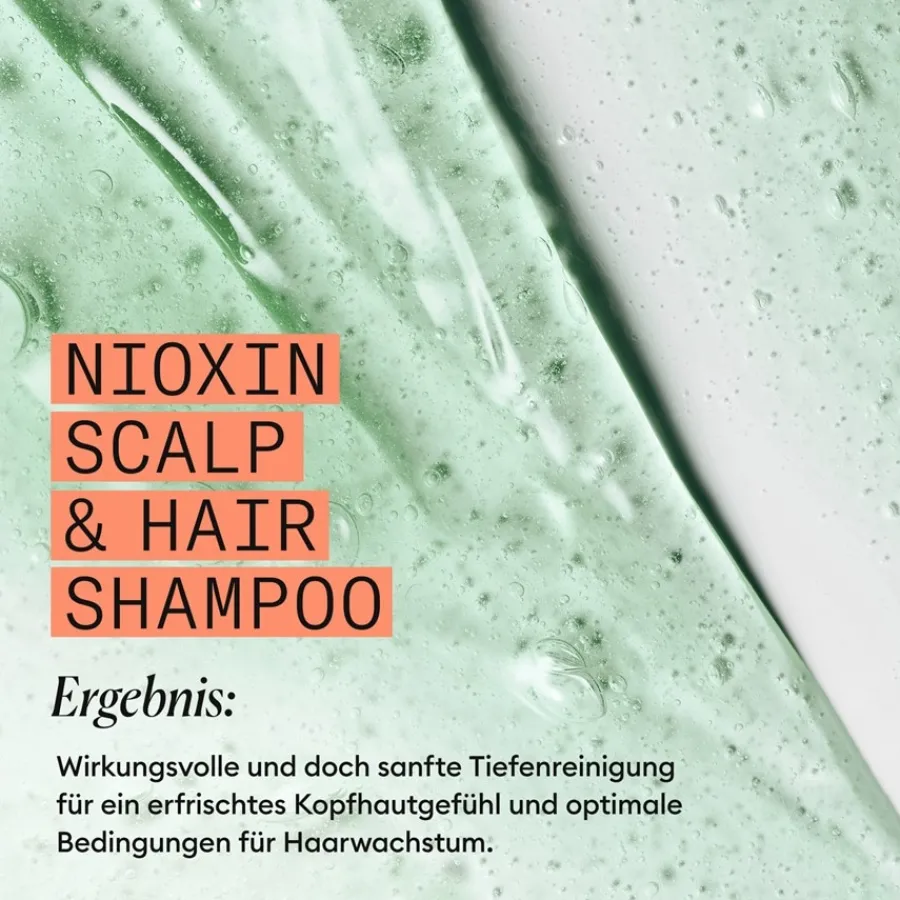 Nioxin Coloriertes, sichtbar dünner werdendes Haar Cleanser Shampoo Colored Hair Progressed Thinning von
